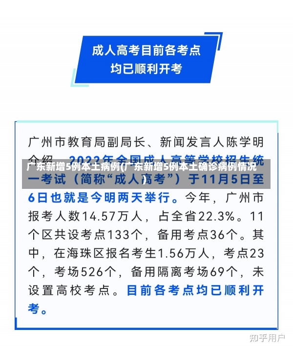 广东新增5例本土病例(广东新增5例本土确诊病例情况)-第2张图片-建明新闻