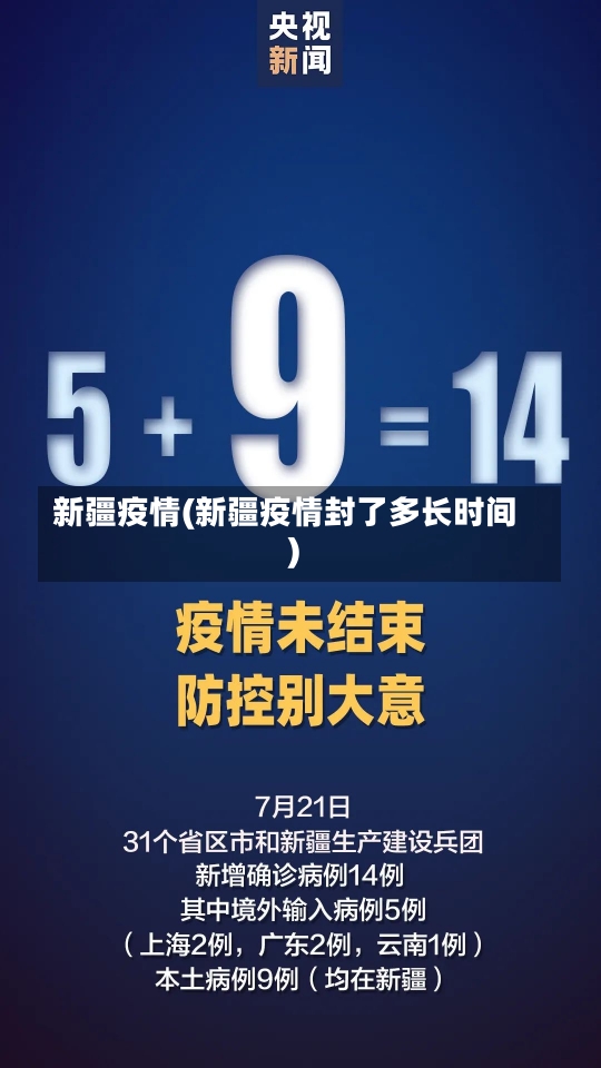 新疆疫情(新疆疫情封了多长时间)-第3张图片-建明新闻