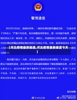 【河北疫情最新报道,河北疫情最新报道今天】-第1张图片-建明新闻