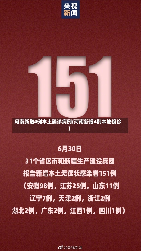 河南新增4例本土确诊病例(河南新增4例本地确诊)-第2张图片-建明新闻