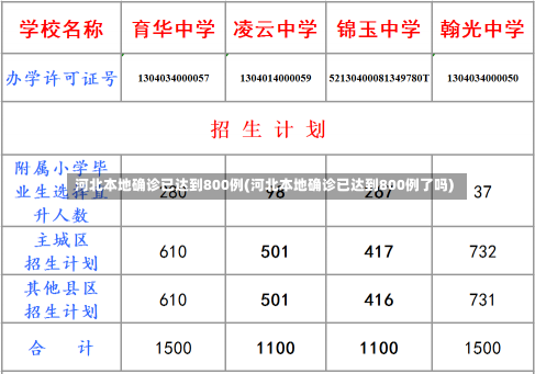 河北本地确诊已达到800例(河北本地确诊已达到800例了吗)-第2张图片-建明新闻