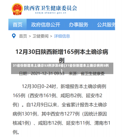 31省份新增本土确诊53例涉及8省(31省份新增本土确诊病例5例)-第3张图片-建明新闻