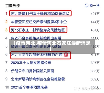 【疫情河北,疫情河北石家庄最新消息】-第2张图片-建明新闻