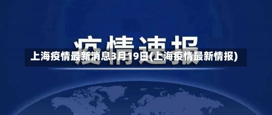 上海疫情最新消息3月19日(上海疫情最新情报)-第3张图片-建明新闻