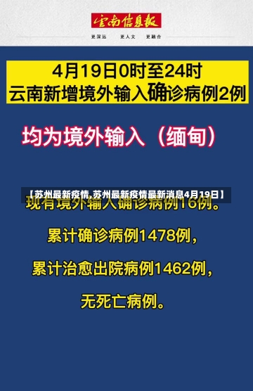 【苏州最新疫情,苏州最新疫情最新消息4月19日】-第2张图片-建明新闻