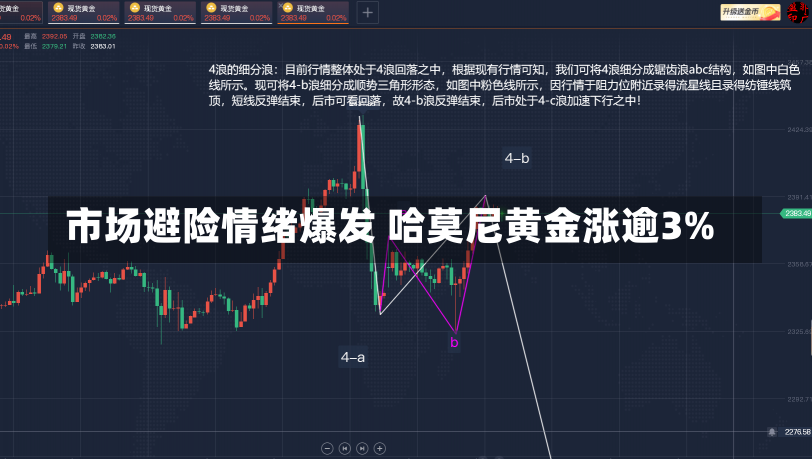市场避险情绪爆发 哈莫尼黄金涨逾3%-第1张图片-建明新闻