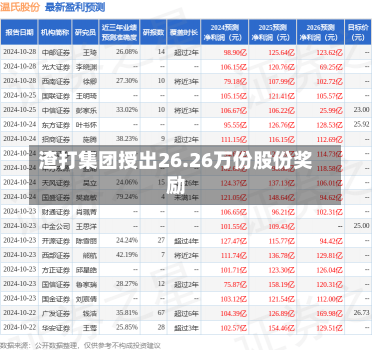 渣打集团授出26.26万份股份奖励-第1张图片-建明新闻