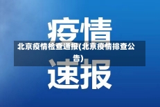 北京疫情检查通报(北京疫情排查公告)-第3张图片-建明新闻