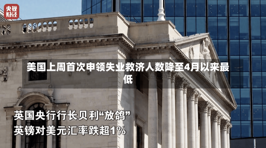 美国上周首次申领失业救济人数降至4月以来最低-第1张图片-建明新闻