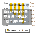 Oscar Health盘中异动 下午盘股价大跌5.00%-第1张图片-建明新闻