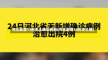 河北新增14例本土确诊病例(河北新增14例本土确)-第3张图片-建明新闻