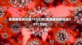 美国新冠肺炎超765万例(美国新冠肺炎超2977万例)-第1张图片-建明新闻