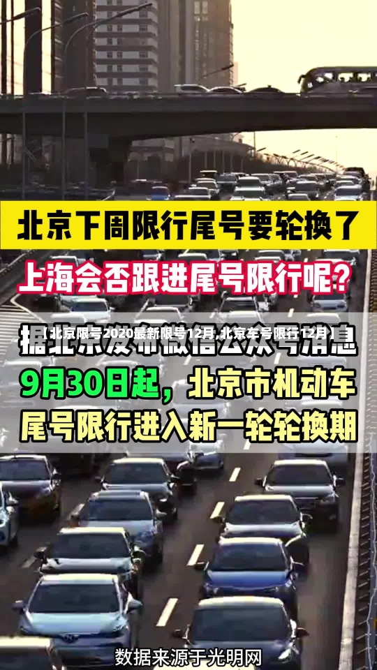 【北京限号2020最新限号12月,北京车号限行12月】-第2张图片-建明新闻