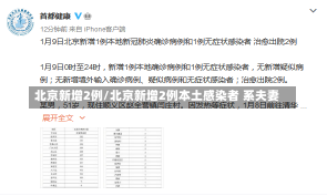 北京新增2例/北京新增2例本土感染者 系夫妻-第1张图片-建明新闻