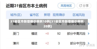 31省区市新增确诊病例10例(31省区市新增确诊病例20例)-第1张图片-建明新闻