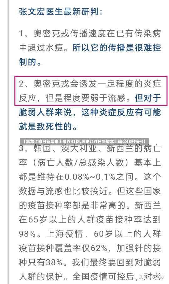 【黑龙江昨日新增本土确诊43例,黑龙江昨日新增本土确诊43例病例】-第3张图片-建明新闻