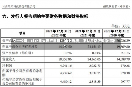 又一公司，终止重大资产重组！冲上热搜，保时捷深夜紧急道歉！-第3张图片-建明新闻