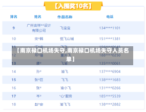 【南京禄口机场失守,南京禄口机场失守人员名单】-第3张图片-建明新闻