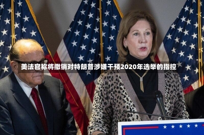 美法官称将撤销对特朗普涉嫌干预2020年选举的指控-第2张图片-建明新闻