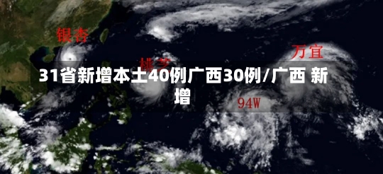 31省新增本土40例广西30例/广西 新增-第1张图片-建明新闻