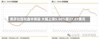 美莎比信托盘中异动 大幅上涨5.00%报27.07美元-第3张图片-建明新闻