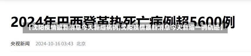 【沈阳疫情最新消息今天新增病例,沈阳疫情最新消息今天新增一例轨迹】-第2张图片-建明新闻