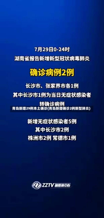 青岛新增29例本土确诊(青岛新增确诊2例新型肺炎)-第3张图片-建明新闻