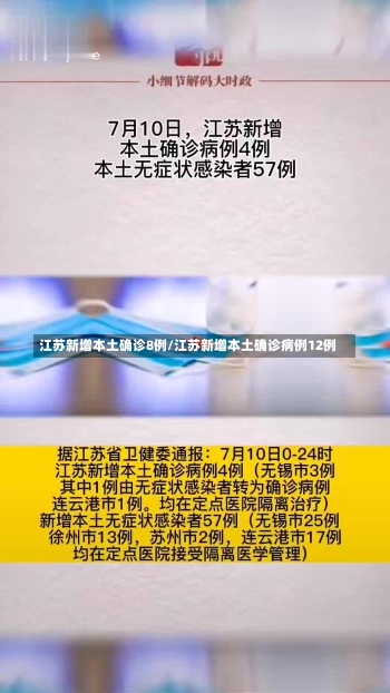 江苏新增本土确诊8例/江苏新增本土确诊病例12例-第2张图片-建明新闻