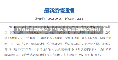 31省新增2例确诊(31省区市新增2例确诊病例)-第1张图片-建明新闻