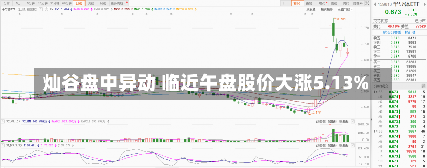 灿谷盘中异动 临近午盘股价大涨5.13%-第3张图片-建明新闻