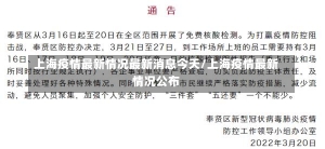 上海疫情最新情况最新消息今天/上海疫情最新情况公布-第1张图片-建明新闻