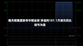 雅天妮集团发布中期业绩 净溢利107.1万港元同比扭亏为盈-第1张图片-建明新闻