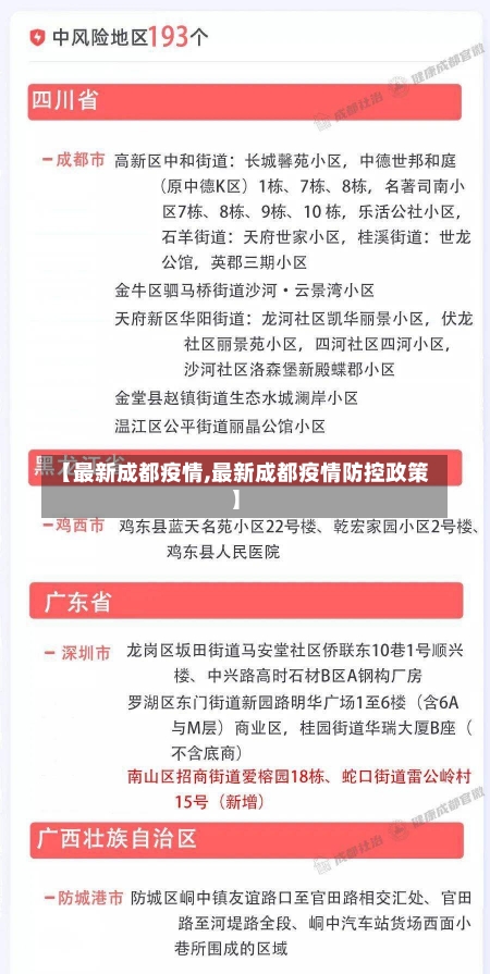 【最新成都疫情,最新成都疫情防控政策】-第2张图片-建明新闻