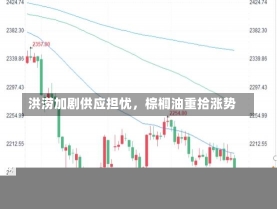 洪涝加剧供应担忧，棕榈油重拾涨势-第1张图片-建明新闻