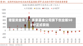 增量资金来了！多家基金公司旗下创业板50ETF正式获批-第3张图片-建明新闻