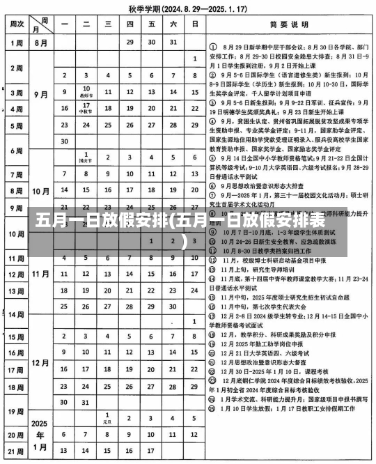 五月一日放假安排(五月一日放假安排表)-第2张图片-建明新闻