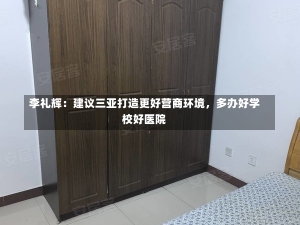 李礼辉：建议三亚打造更好营商环境，多办好学校好医院-第2张图片-建明新闻