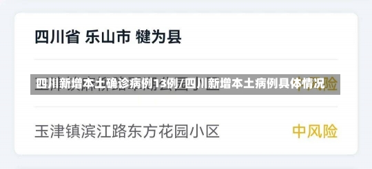 四川新增本土确诊病例13例/四川新增本土病例具体情况-第1张图片-建明新闻