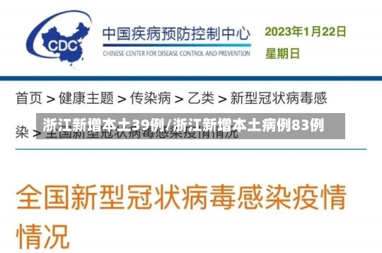 浙江新增本土39例/浙江新增本土病例83例-第1张图片-建明新闻