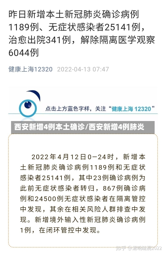 西安新增4例本土确诊/西安新增4例肺炎-第1张图片-建明新闻