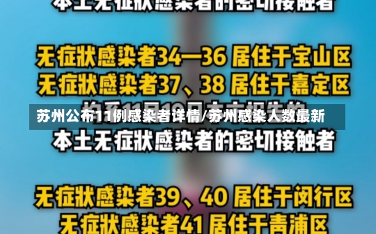 苏州公布11例感染者详情/苏州感染人数最新-第3张图片-建明新闻