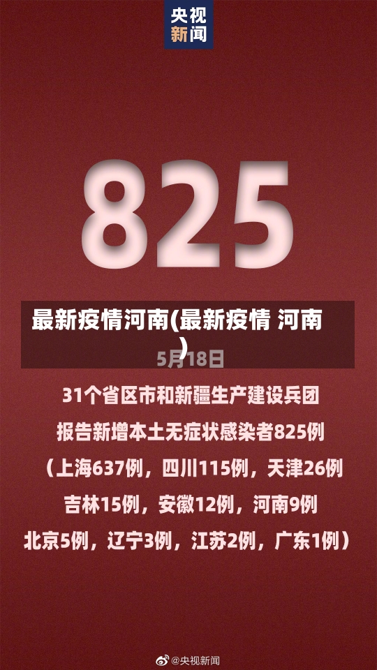 最新疫情河南(最新疫情 河南)-第3张图片-建明新闻