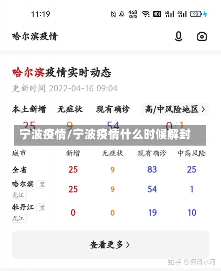 宁波疫情/宁波疫情什么时候解封-第2张图片-建明新闻