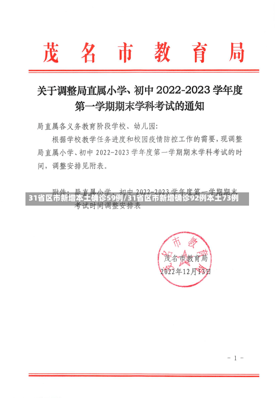 31省区市新增本土确诊59例/31省区市新增确诊92例本土73例-第2张图片-建明新闻