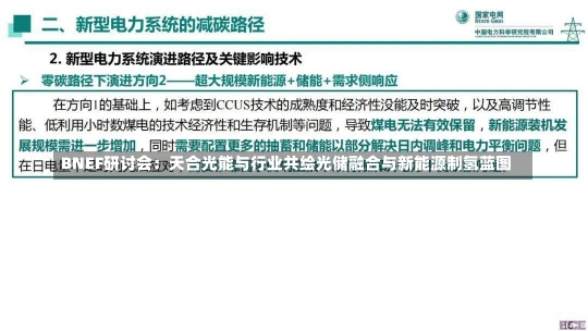 BNEF研讨会：天合光能与行业共绘光储融合与新能源制氢蓝图-第2张图片-建明新闻