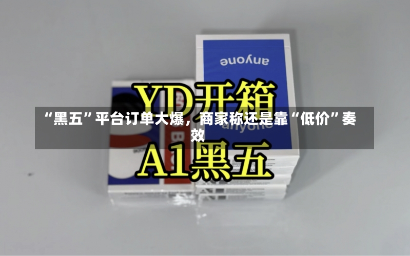 “黑五”平台订单大爆，商家称还是靠“低价”奏效-第2张图片-建明新闻