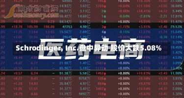 Schrodinger, Inc.盘中异动 股价大跌5.08%-第1张图片-建明新闻