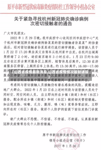 【山西省疫情最新消息,山西省疫情情况最新通报】-第1张图片-建明新闻