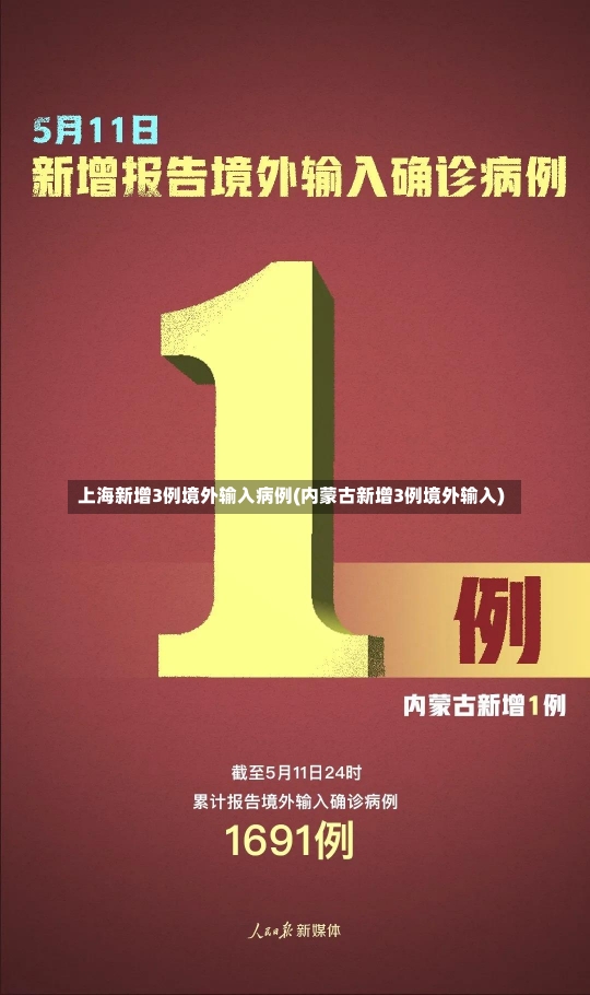 上海新增3例境外输入病例(内蒙古新增3例境外输入)-第2张图片-建明新闻