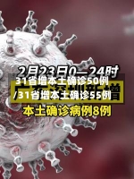 31省增本土确诊50例/31省增本土确诊55例-第1张图片-建明新闻